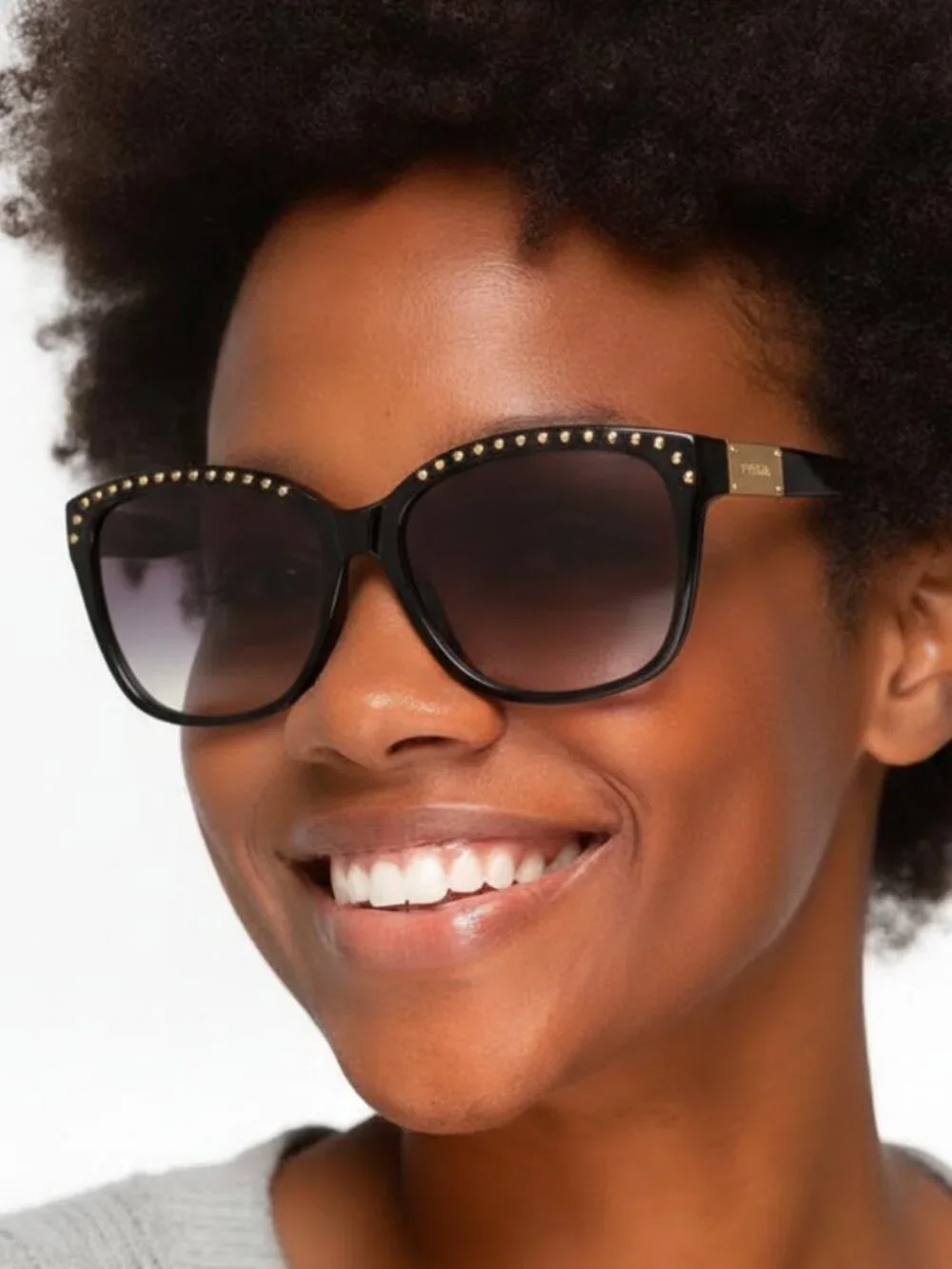Fossil studly studded gradient sunglasses Black / Gold